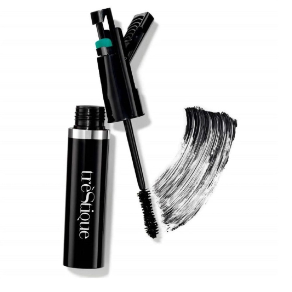 TRESTIQUE Good Vibes 2-in-1 Mascara and Curler Shade - Deep Black